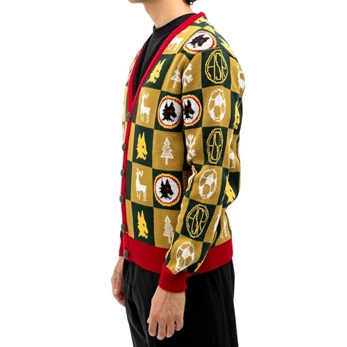 AS Roma Christmas Cardigan Sweater Cardigan Unisex – Adult Green