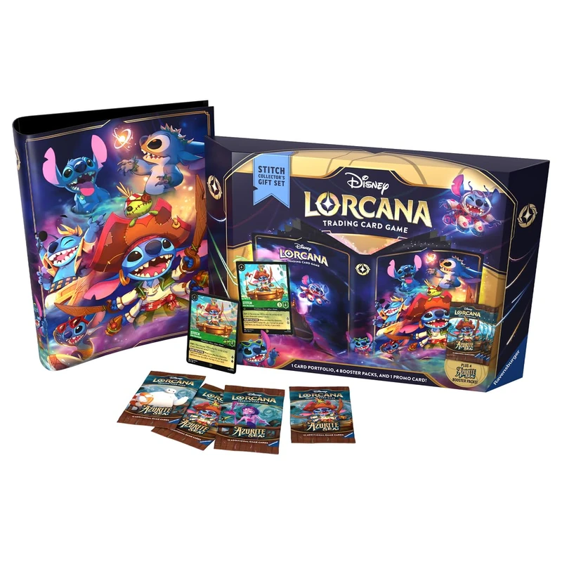 Disney Lorcana Trading Card Game: Azurite Sea - Stitch Collector's Gift Set