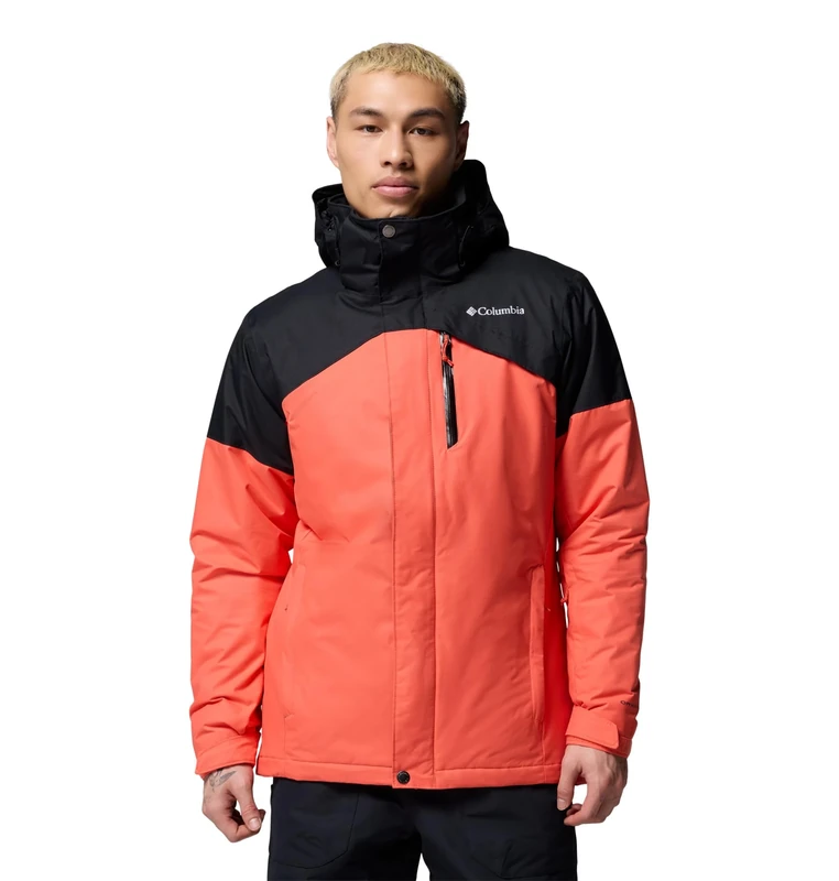 Columbia Men's Last Tracks 2 Jacket, Ski Jacket, Zing/Black, XL