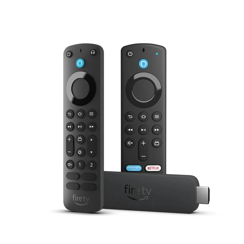 Amazon Fire TV Stick 4K streaming device + Alexa Voice Remote Pro with remote finder, TV controls and backlit buttons (compatible Fire TV device required)