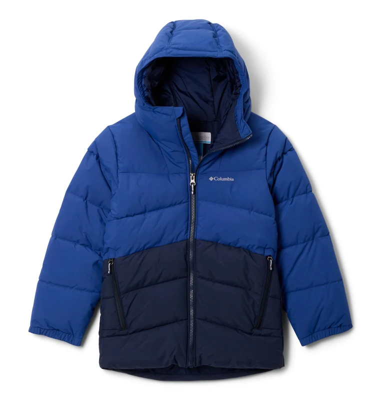 Columbia Youth Boys Arctic Blast 2 Jacket, Ski Jacket, Mountain Blue/Collegiate Navy, S - Image 1