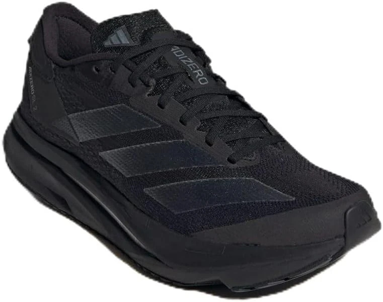 adidas Men's Adizero Sl2 Running Shoes Sneaker, Black/White/Grey, 13.5 UK
