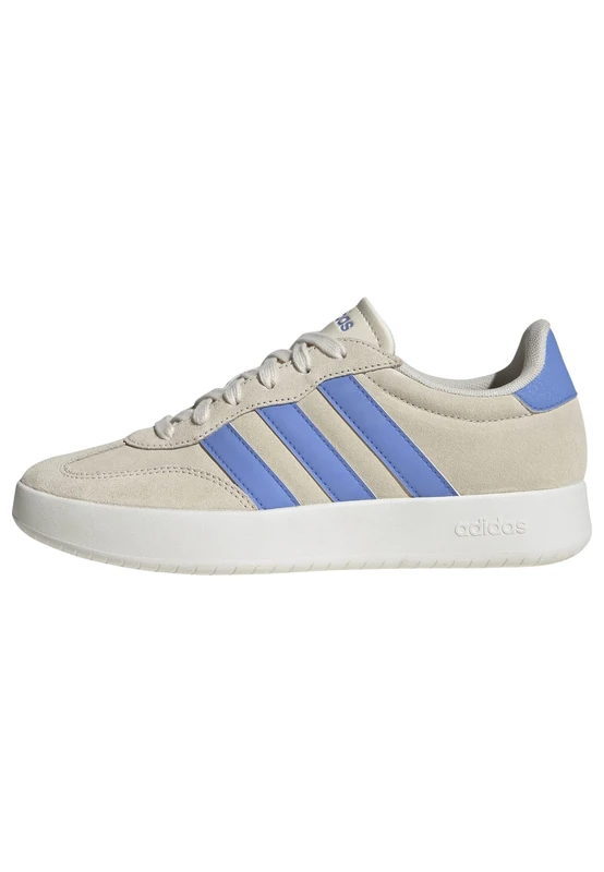 adidas Women's BARREDA Shoes, Wonder White/Blue Fusion/Off White, 3.5 UK