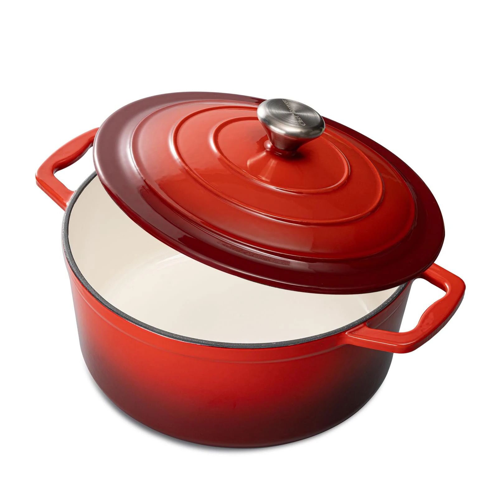 Chef Power dutch oven 5QT, red
