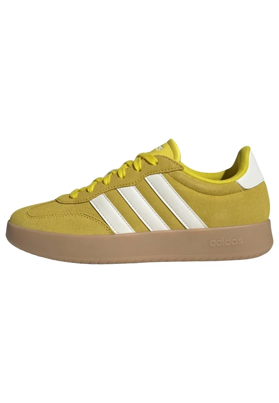 adidas Women's BARREDA Shoes, Yellow/Off White/Gum 3, 9 UK