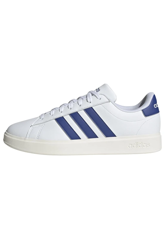 adidas Men's Grand Court 2.0 Shoes, FTWR White/semi Lucid Blue/core White, 4.5 UK