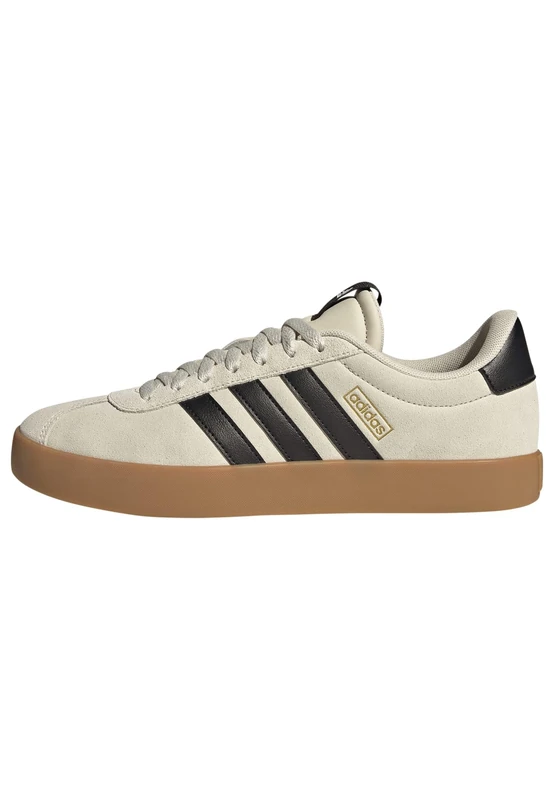 adidas Men's Vl Court 3.0 Shoes, Alumina/Core Black/Gold Metallic, 6 UK