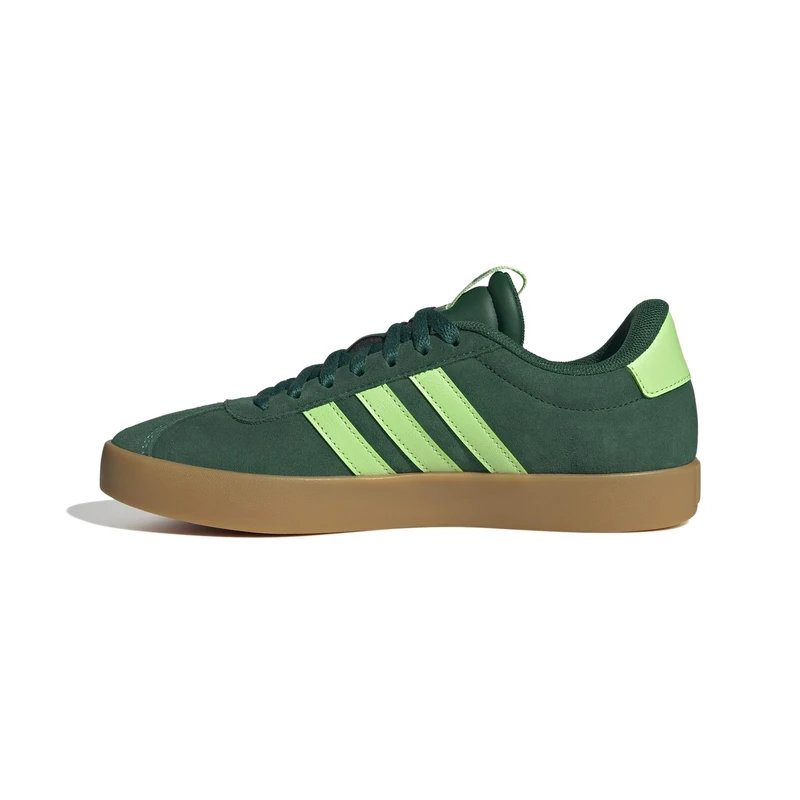 adidas Women's VL Court 3.0 Shoes, Collegiate Green/semi Green Spark/Gum 3, 7 UK