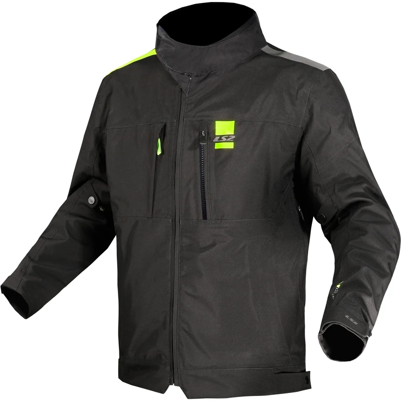 LS2 Women's Titanium Lady Jacket - Black/Yellow - XS