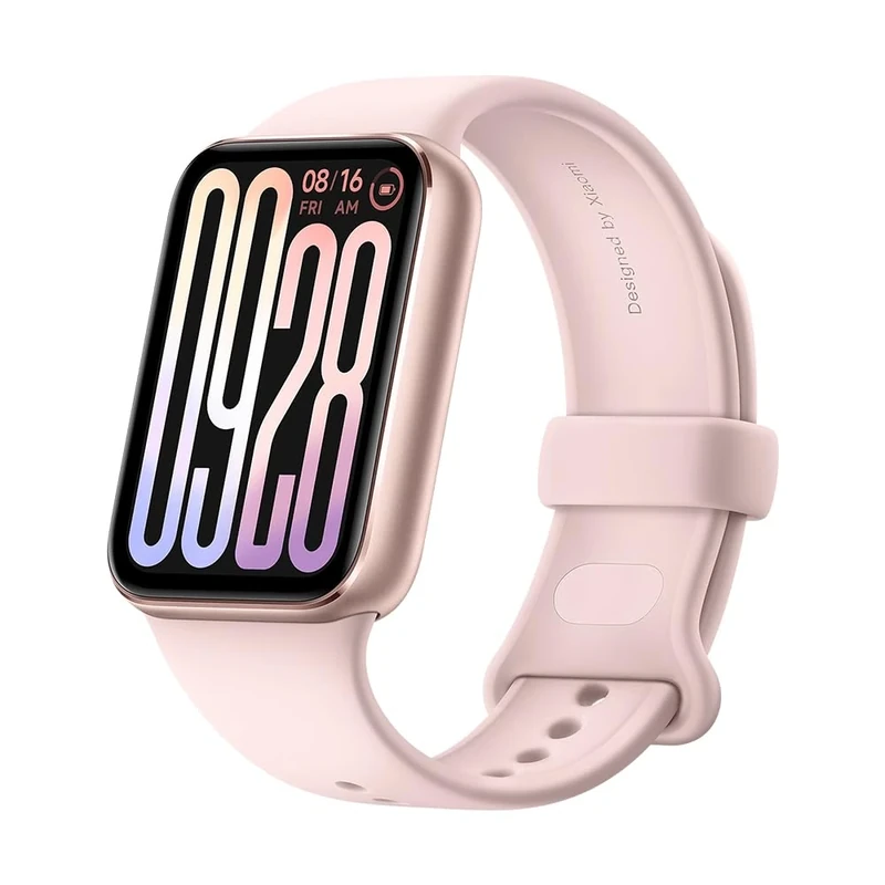XIAOMI Smart Band 9 Pro, Sports fitness tracker, 1.74 narrow-edge quadrilateral display, 21 Days Battery Life, Upgraded sleep tracking, 150+ sports modes, 5ATM, GPS and compass, Rose Gold