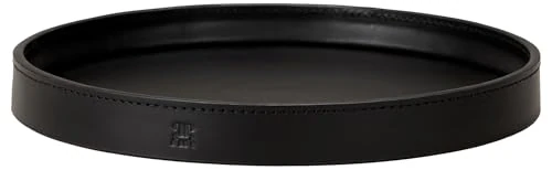 Paradise Row, Leather Trinket Tray, Midnight Black