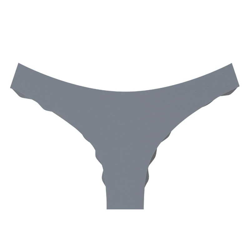 MYLLJBD Women'S Underwear Seamless Thongs For Women No Show Panties Underwear Invisible Bikini Women's Underwear Large Size Briefs Women 5 Pack-qianlan 5pc-4xl - Image 1
