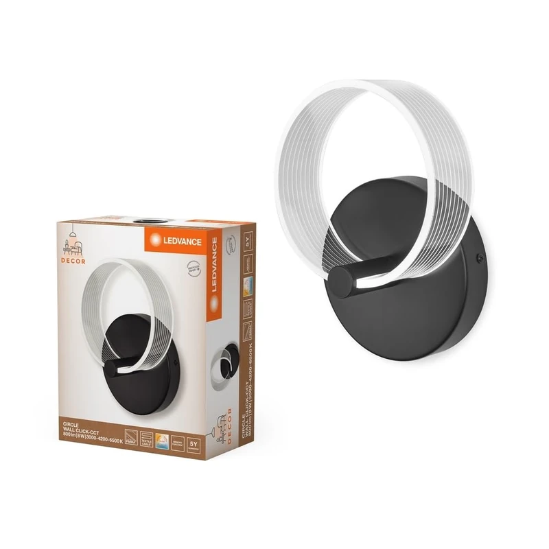 LEDVANCE Decor Circle Wall Light - 8W LED Decorative Lamp