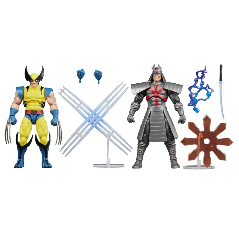 Marvel Legends Series Gamerverse Wolverine vs Marvel's Silver Samurai Action Figure Collectibles