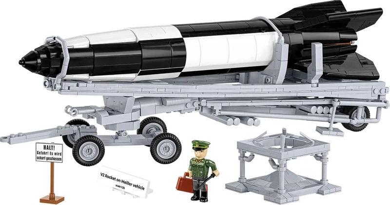 COBI-3120 V2 Rocket & Transporter - Executive Edition - 1191 Piece Model Kit - Age 10+