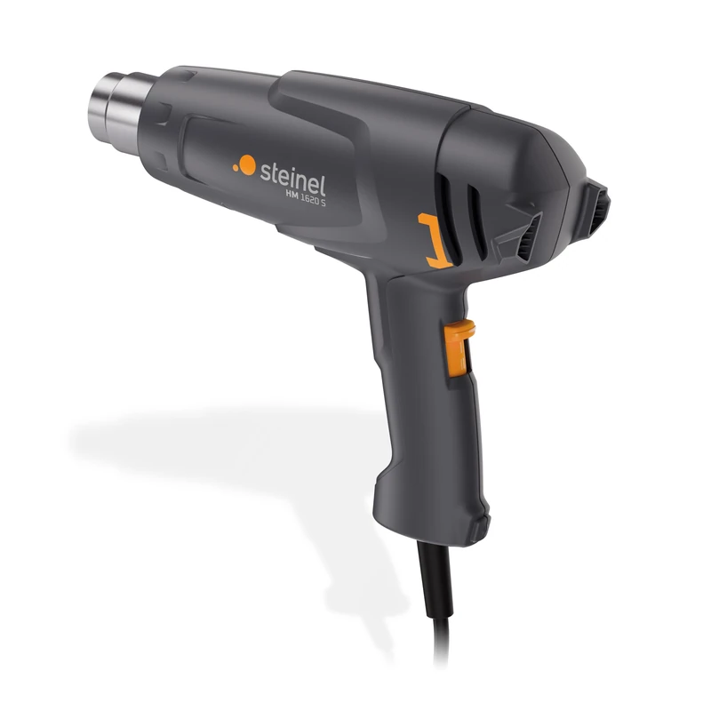 Steinel Heat Gun HM 1620 S, 1600 W, Two Temperature Settings 300°/500°C, hot air Gun for Drying, Shrinking, defrosting