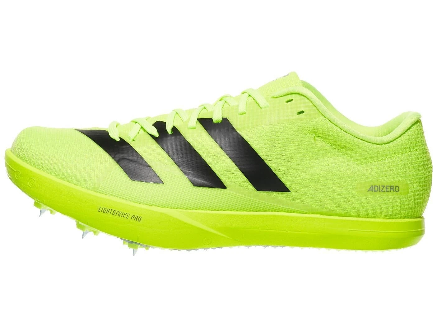 adidas Adizero Unisex Adults' Long Running Shoes, Lucid Lemon Black Silver Metallic, 28.0 cm