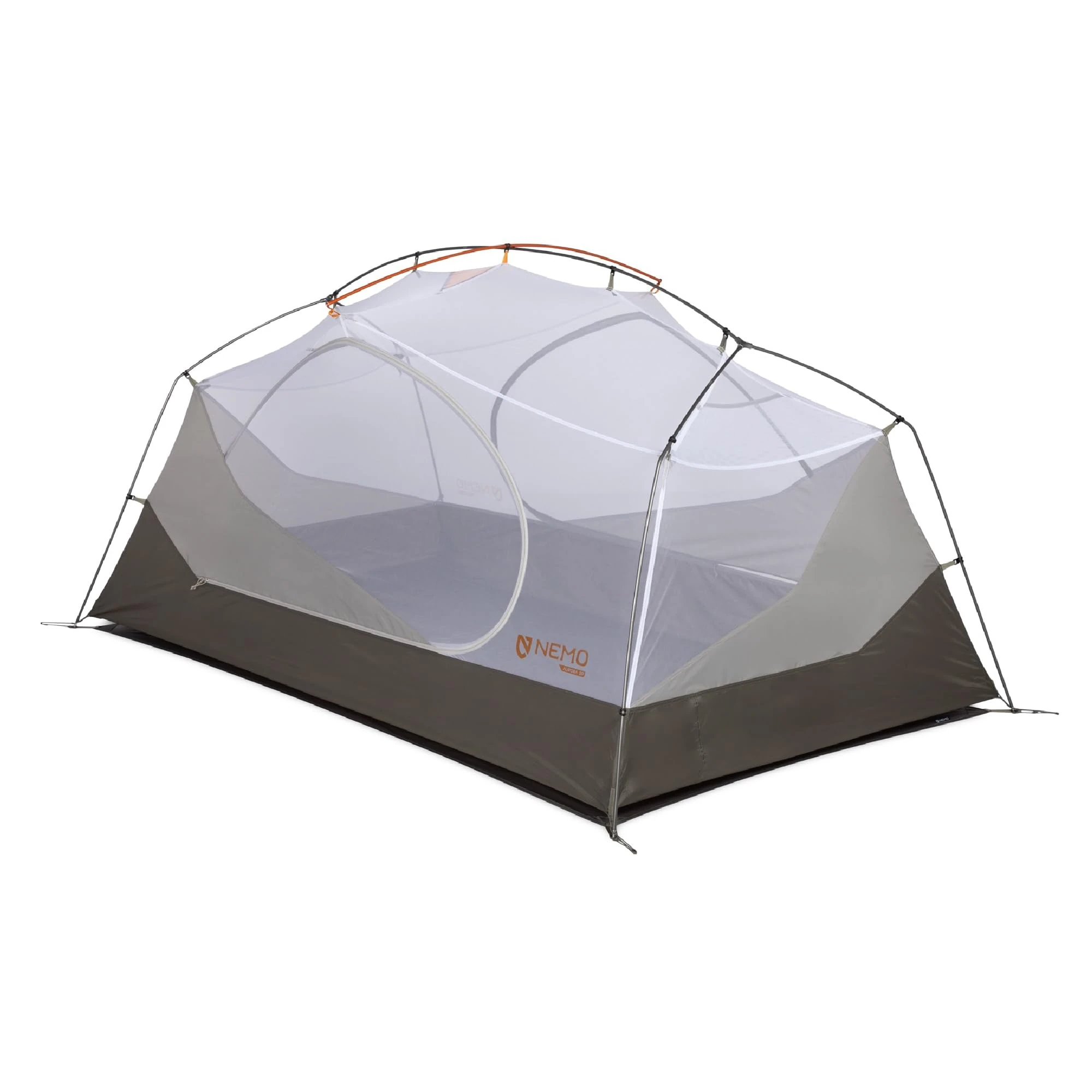 NEMO Equipment Aurora Backpacking Tent & Footprint - Fog/Smokey Olive - 2-Person