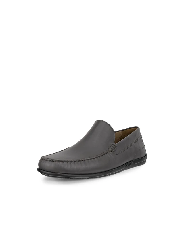 ECCO Men's Classic Moc 2.0 Driving Style Loafer, Steel, 9-9.5