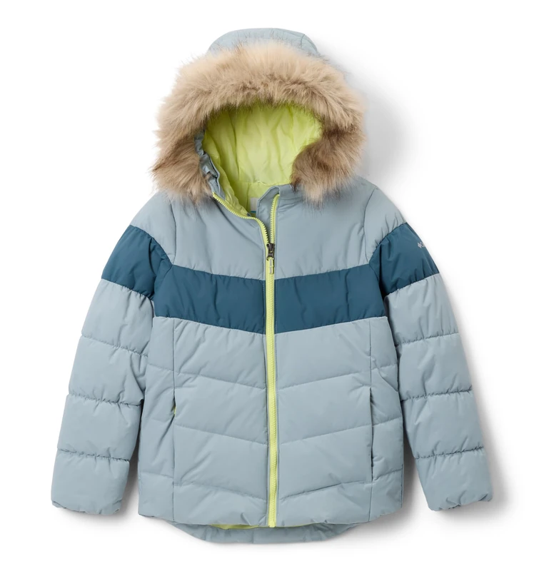 Columbia Youth Girls Arctic Blast 3 Jacket, Ski Jacket, Crushed Blue/Everblue, S