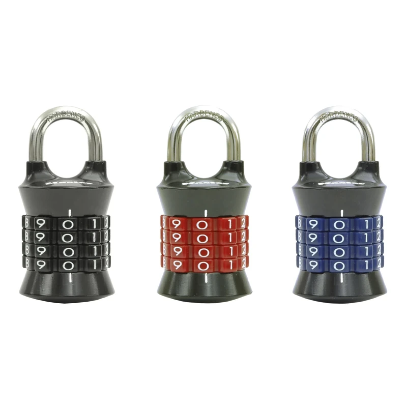 Master Lock 1535EC3 Padlock, Likely to Vary, 3 Pack