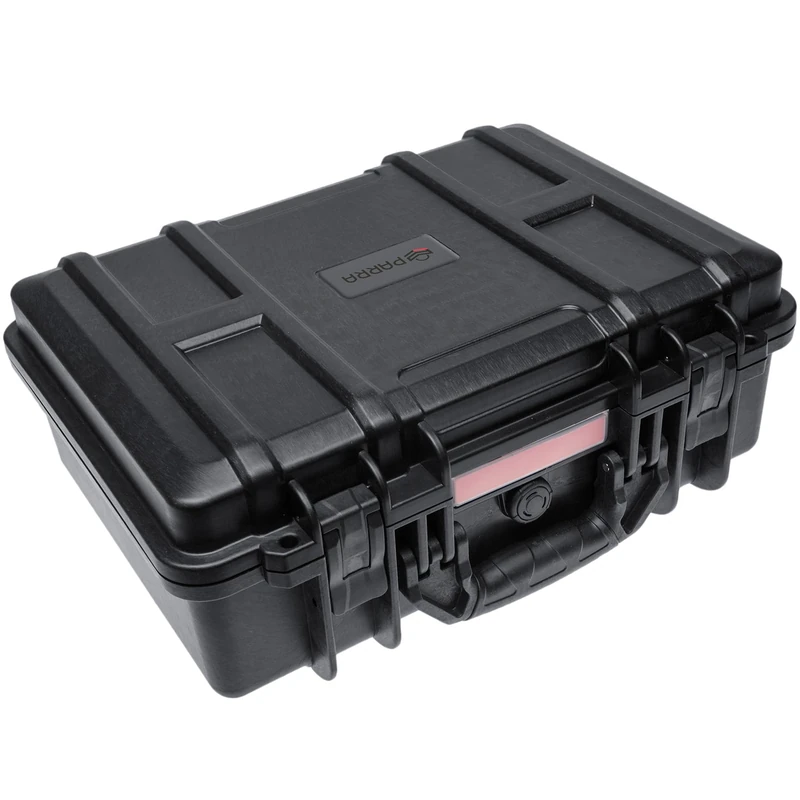 Waterproof Hard Compact Camera Case Portable Carry Lock Storage Box Protective Storage Carrying Case inc P&P Foam | 46.2 x 35.6 x 17.5 cm (20.14l) inc P&P Foam | 46.2 x 35.6 x 17.5 cm (20.14l), Black