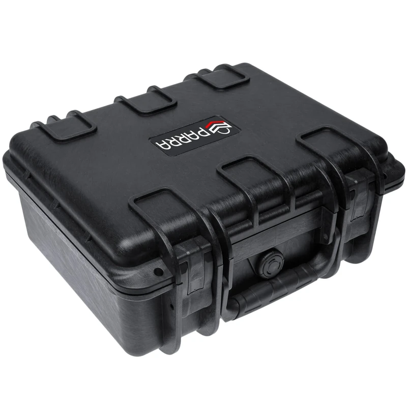Waterproof Hard Compact Camera Case Portable Carry Lock Storage Box Protective Storage Carrying Case inc P&P Foam | 34.0 x 31.0 x 15.2 cm (9.46l)