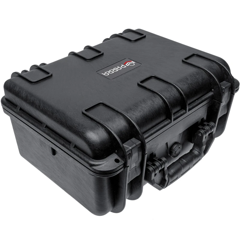 Waterproof Hard Compact Camera Case Portable Carry Lock Storage Box Protective Storage Carrying Case inc P&P Foam | 41.0 x 34.2 x 20.4 cm (18.12l)