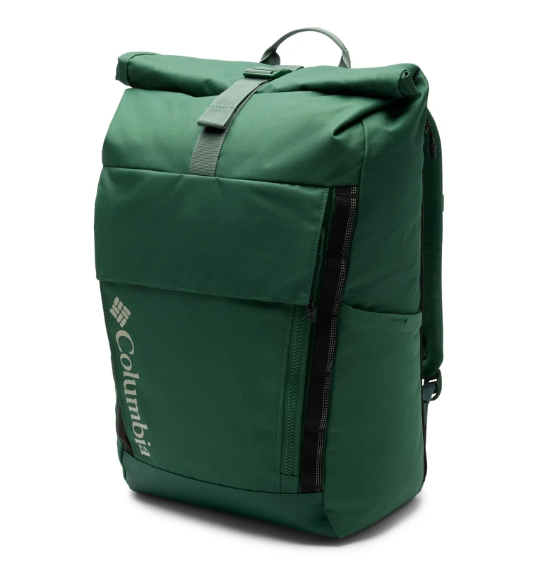 Columbia Unisex Convey 3 27L Backpack, Rolltop Backpack, Rain Forest, One Size