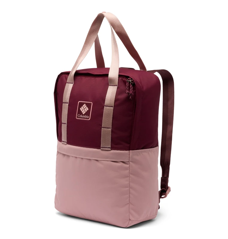 Columbia Unisex Trail Traveler 18L Backpack, Backpack, Rich Wine/Eraser Pink, One Size