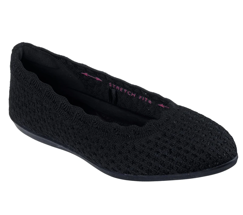 Skechers Modern Comfort Women's Women's Cleo-Walk Ballet Flat, Black, 8.5 UK