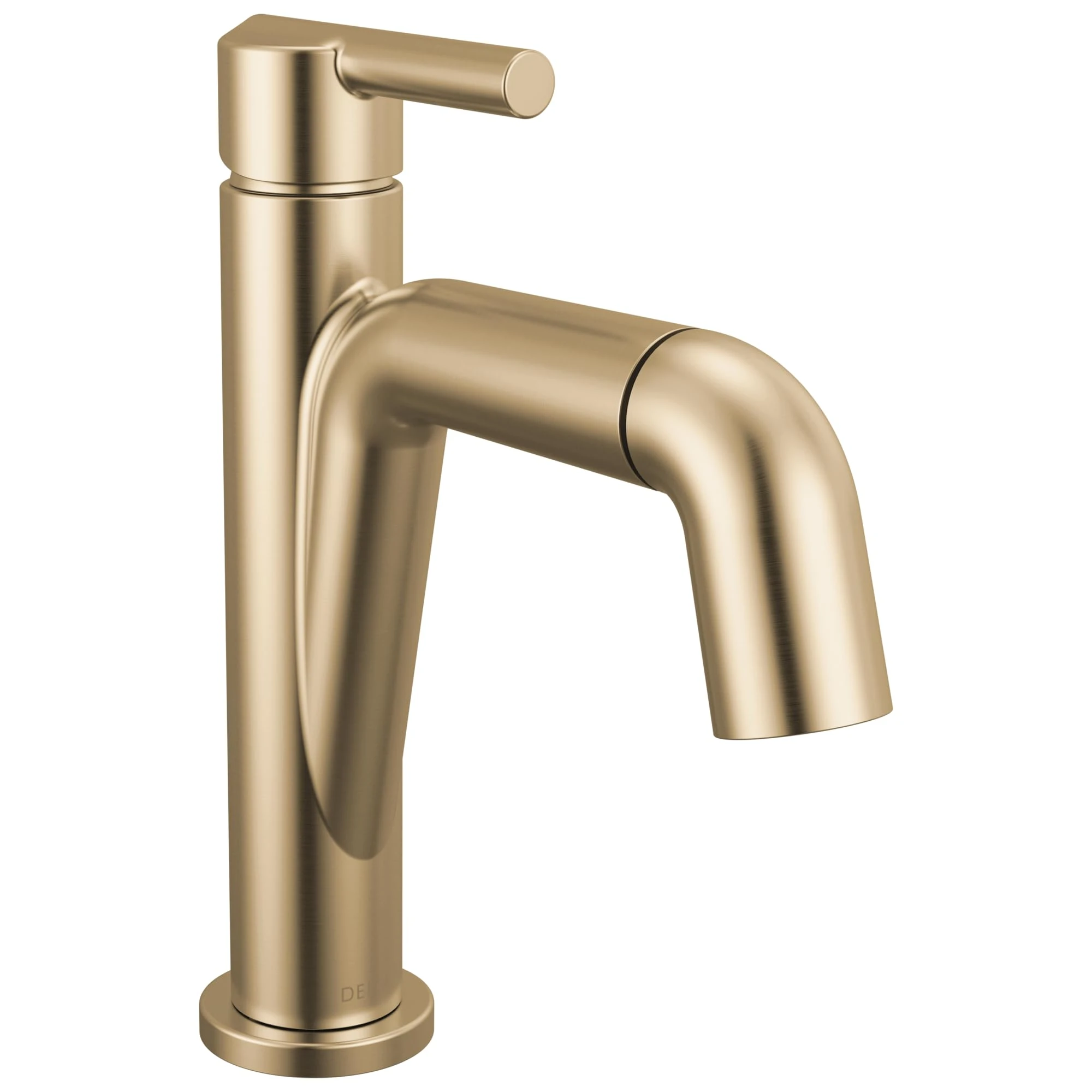 Delta Faucet Nicoli Pull-Down Single Hole Bathroom Faucet, Gold Bathroom Sink Faucet, Bathroom Faucet with Pull Out Sprayer, Single Handle Bathroom Faucet, Champagne Bronze 15849LF-CZPD