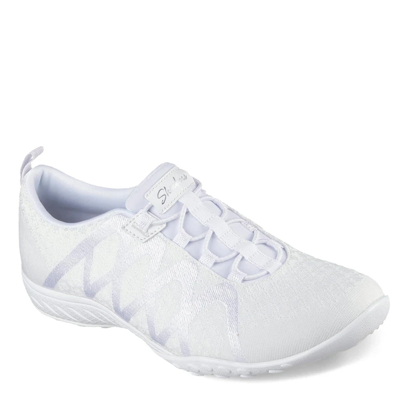 Skechers Women's Breathe Easy-Infi Knity Sneaker, White Opulent Garden, 8 UK