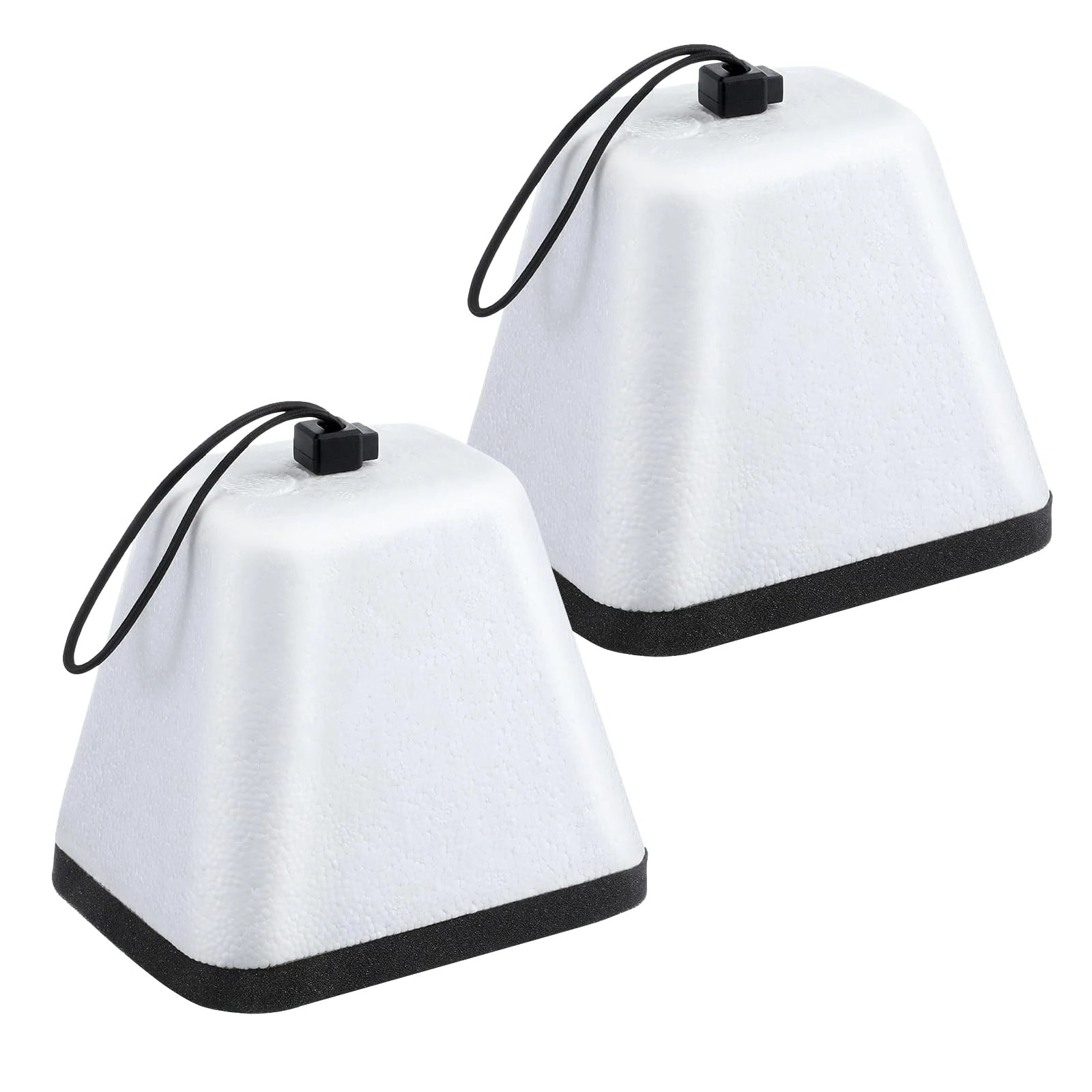POPOYU 2Pcs Outside Tap Cover Foam Frost Protector for Winter,Garden Outdoor Tap Insulation Cover Frost Protector,External Tap Cover for Outside Tap,Large Foam Faucet Covers for Garden Taps Jacket