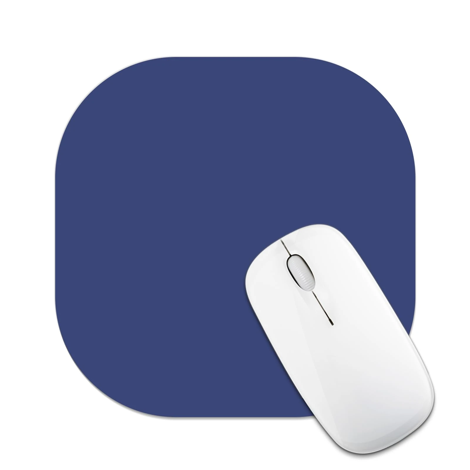 LF LOIAAFEL Square Mouse Mat, Small Mouse Mat Blue, Non-Slip Mini Mousepads Cute, Rubber Mouse Pads Portable 18cm x 18cm for Travel Working Home Desk Organiser