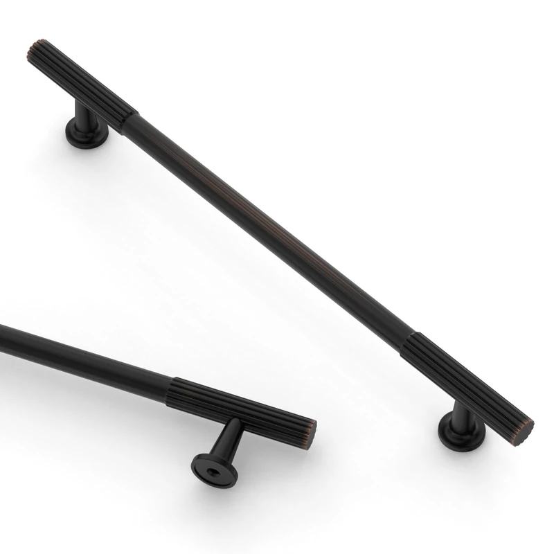 Asidrama 10 Pack 10 Inch(254mm) Oil Rubbed Bronze Cabinet pulls Kitchen Cabinet Handles, Cabinet Pulls Kitchen Cabinet Hardware for Cupboard Drawer Pulls