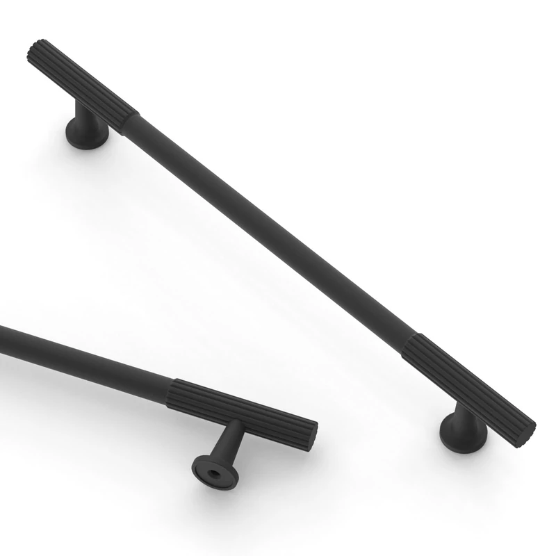 Asidrama 10 Pack 10 Inch(254mm) Matte Black Cabinet pulls Kitchen Cabinet Handles, Cabinet Pulls Kitchen Cabinet Hardware for Cupboard Drawer Pulls