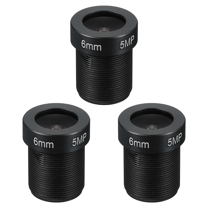 PATIKIL 8mm CCTV Camera Lens, F2.0 FPV Security Camera Lens 2MP 1080P Super Clear Camera Lens 48° Angle Lens M12 Threaded Dia for IP Camera Panoramic