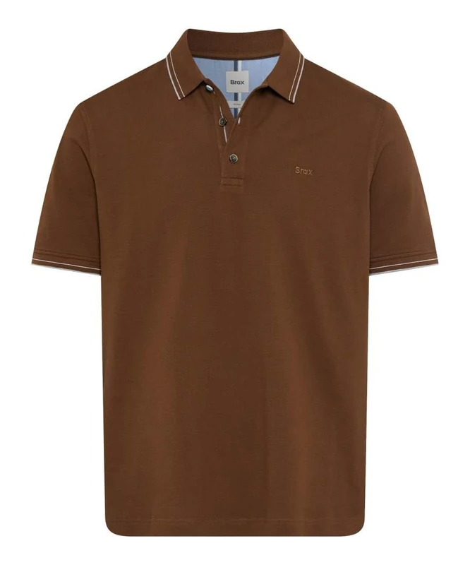 Style Pete Polo Shirt, 51 Teak, XS