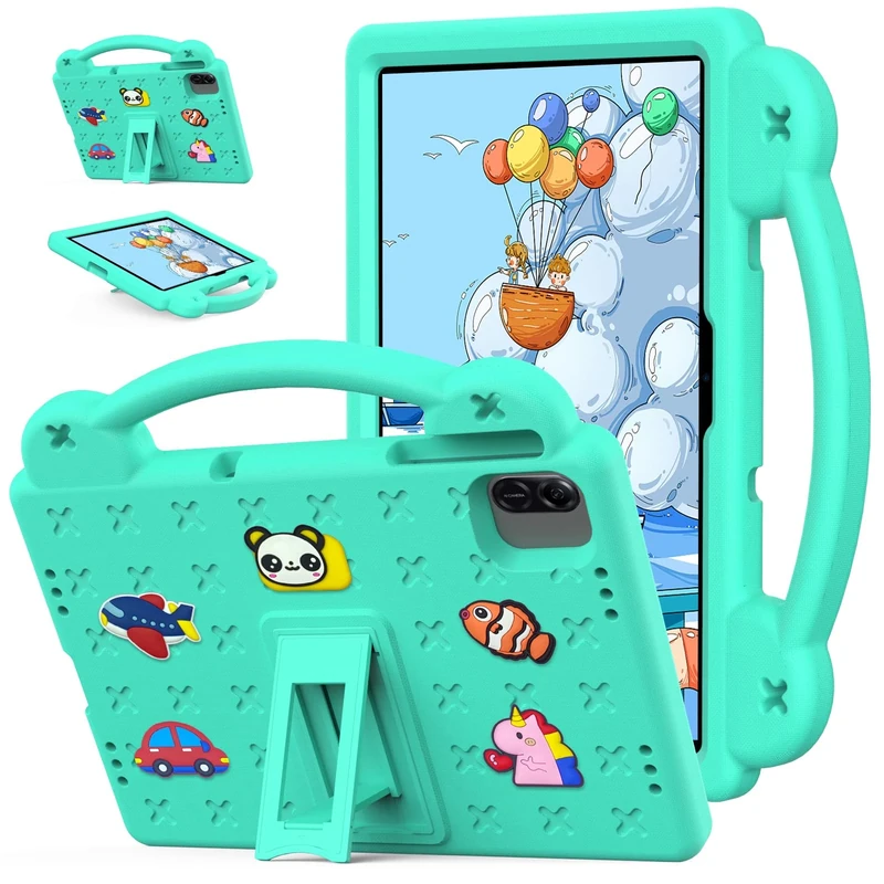 YRH Kids Case for Honor Pad X8a / X8b Case 11 inch 2024/2026, EVA Shockproof Cover with Stand Handle for Honor X8a / X8b Tablet Case(Green)