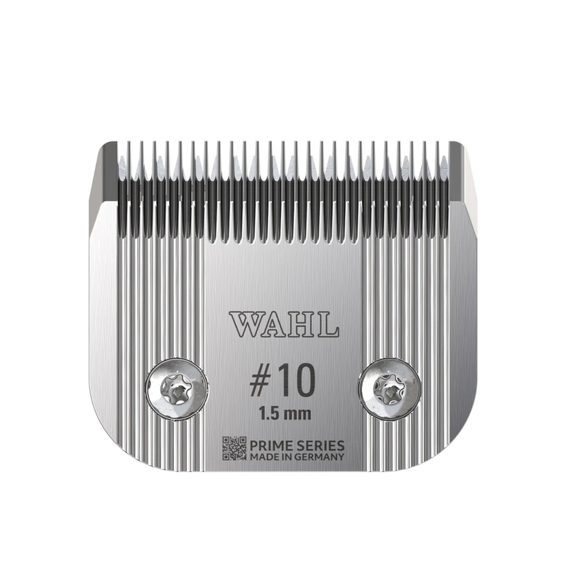 Wahl Prime Series Blades, #10, 1.5 mm, Full Teeth, Knife Set Clipper, Spare Cutting Blade, Spare Parts Clipper, Stainless Steel, Rust Resistant, Precise Cutting