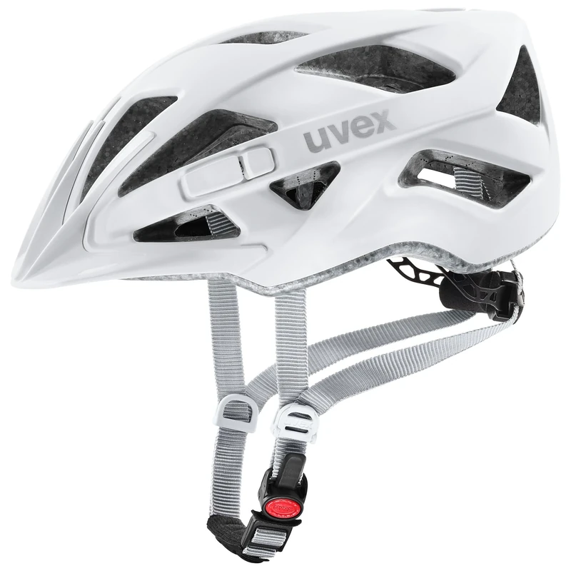uvex Touring cc - Lightweight All-Round Bike Helmet for Men & Women - Individual Fit - Upgradeable with an LED Light - White Matt - 52-57 cm