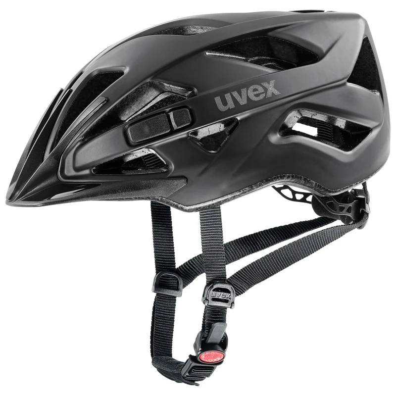 uvex Touring cc - Lightweight All-Round Bike Helmet for Men & Women - Individual Fit - Upgradeable with an LED Light - Black Matt - 52-57 cm