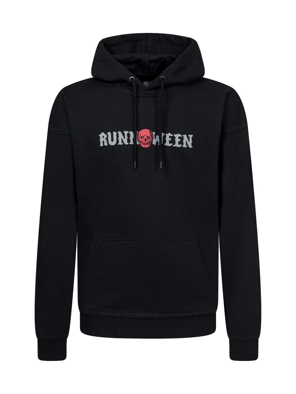 RUNNOWEEN Cayle Unisex Hooded Sweatshirt – Adult Black
