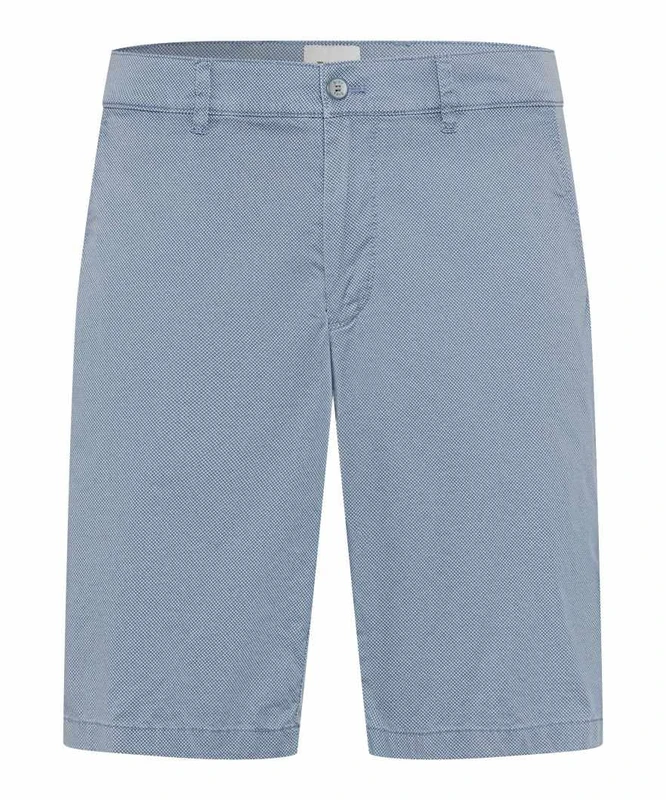 BRAX Men's Style Bozen Ultralight Cotton Print Bermuda Shorts, 26 Storm, 44W