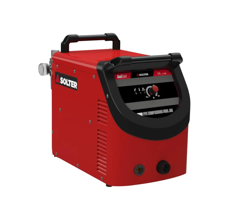 Solter SOLCUT 6000 Kompressor PFC Dual - Premium Plasma Cutter 40A | Integrated Compressor | Precise Cut up to 15mm | PFC Inverter Technology | Maximum Efficiency and Durability