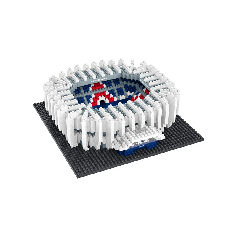 FOCO Officially Licensed Paris Saint-Germain FC Parc des Princes BRXLZ Mini Stadium 3D Bricks Construction Toy Model