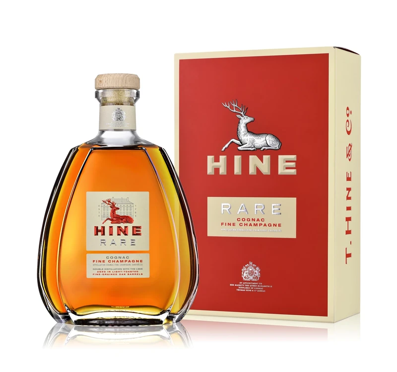 Hine Rare French Cognac, Smooth & Elegant Fine Champagne Brandy, Best Enjoyed Neat, Rare Hine Cognac, Grande & Fine Region Grapes, Fruity & Floral, 70cl, 40% ABV