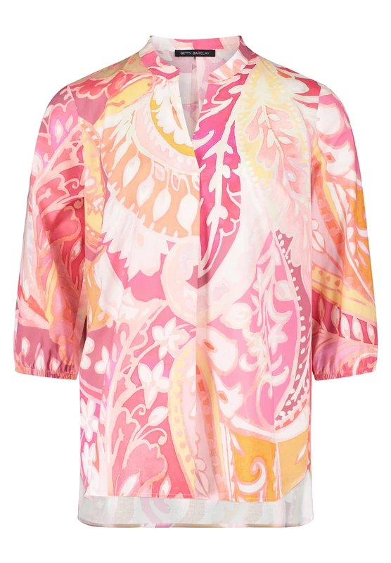 Betty Barclay Women's Blouse, Rose/Yellow, 16 - Image 1