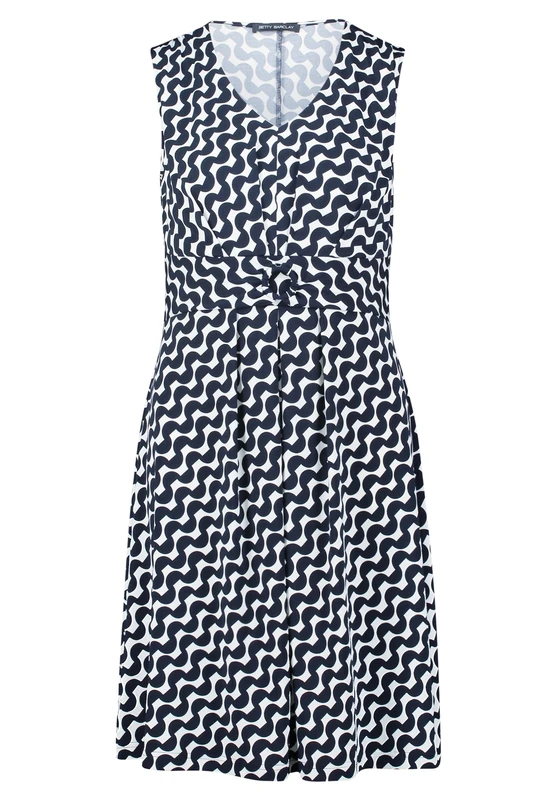 Betty Barclay Women's Sleeveless Shirt Dress, Blue, 20